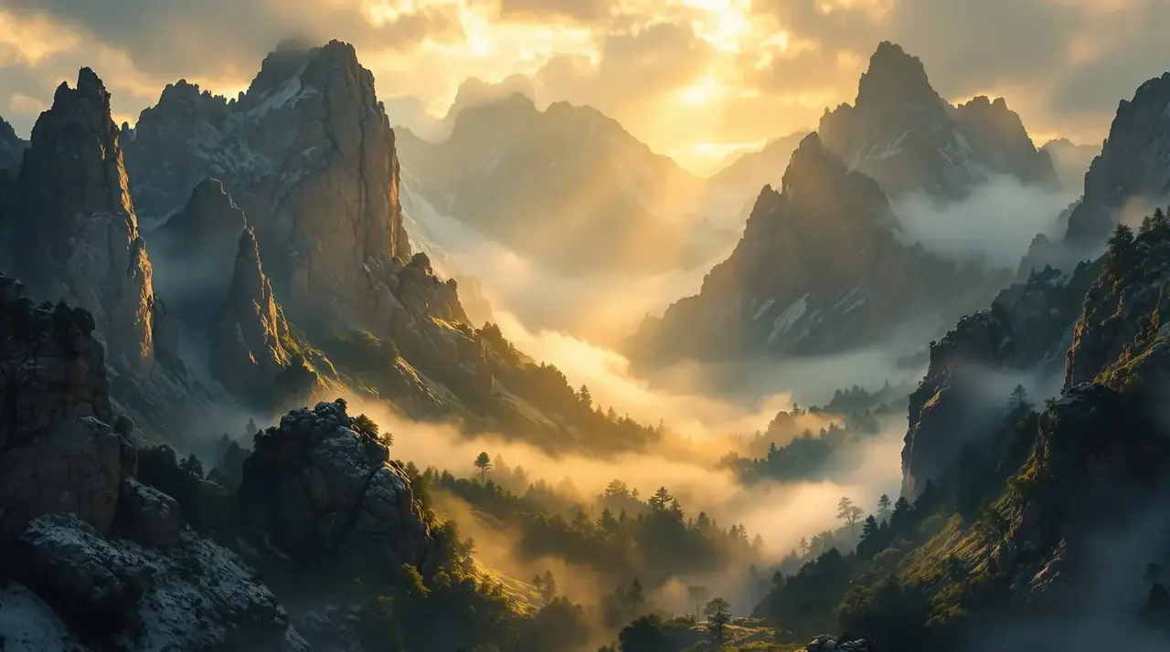 《雾隐山海》短剧剧照，奇幻脑洞题材